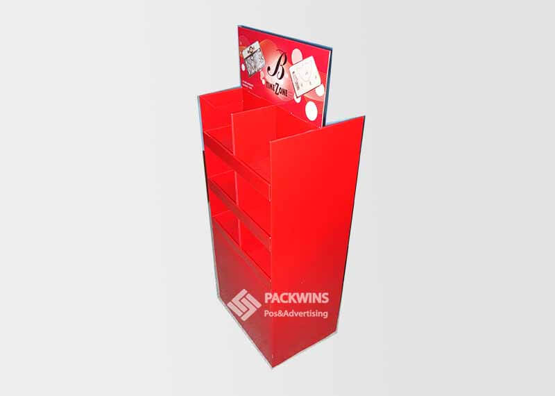 2-sided point of purchase displays pop stand