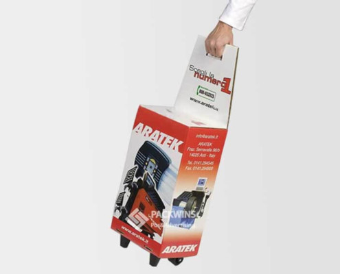 Biometrics Solution Company Paper Display Clever Folding Trolley