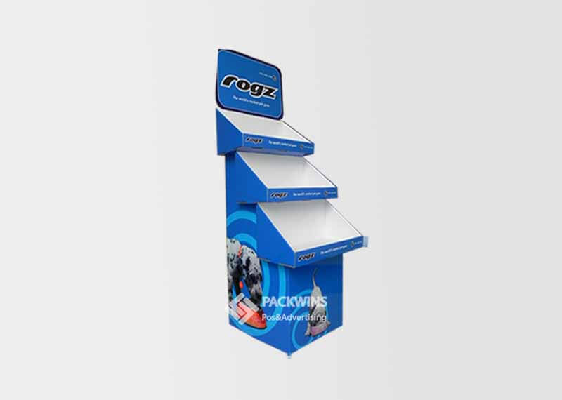 Collapsible Tiered Cardboard Point Of Sale Display Units