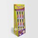 Confectionery Hook Paper Cardboard Free Standing Shop Display Units