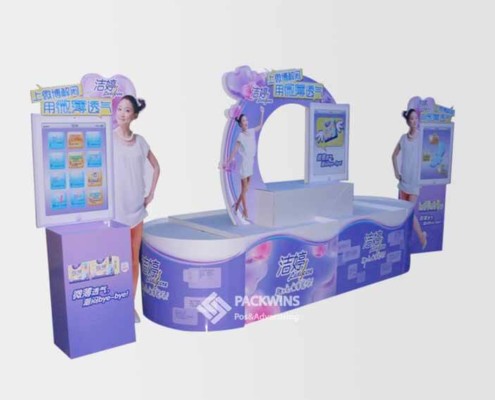 Corrugated Manufacturers Point Of Sale Pallet Cardboard Display Stands