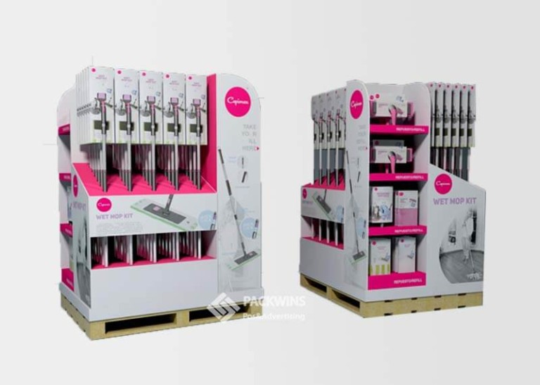 Quarter Pallet Half Pallet Size Dimensions Retail Pallet Displays