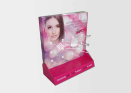 Cosmetics Cardboard Table Display Stands Boxes