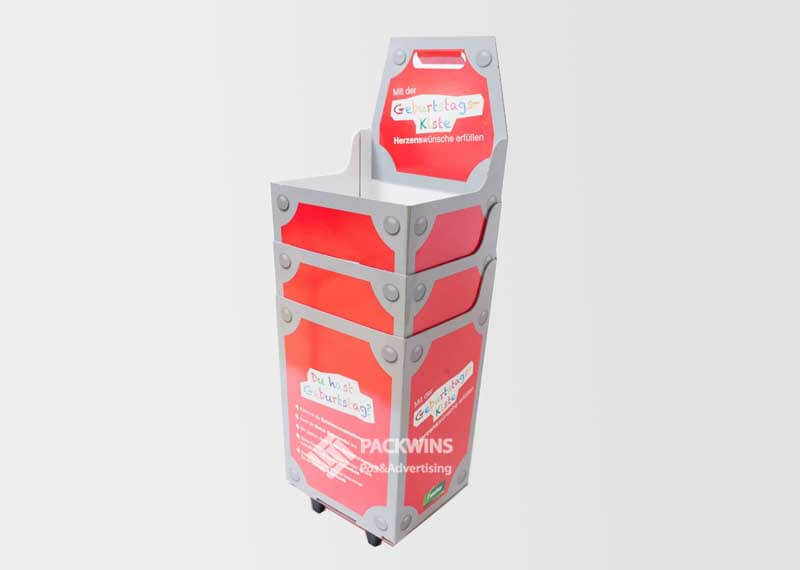 Kids Toys and Stationery Corrugate Display Custom Trolly Boxes