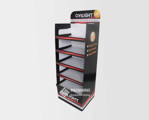 Laminate Flooring Display Stands for LED Lamps