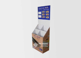 Magazine-Corrugated-Paper-Packaging-Dump-Bins-Display-Stand