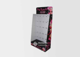 Pink Sex Items Cardboard Display Case Retail Hanging Racks