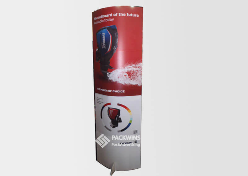 Point Of Sale Display Cardboard Advertising Stand