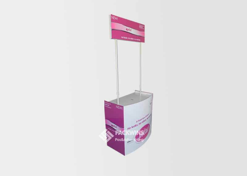 Promotional Table Display Stand for sanitary napkins