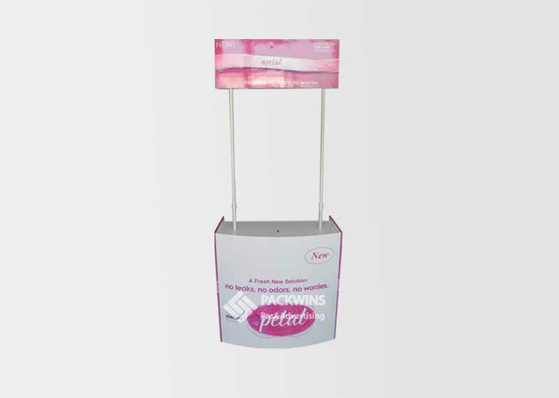 Promotional Table Display Stand for sanitary napkins