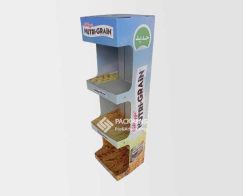 Paper Corrugated Retail End Cap Shelving Displays Ideas