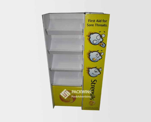 Stationery Cardboard Pos Design Quarter Pallet Display