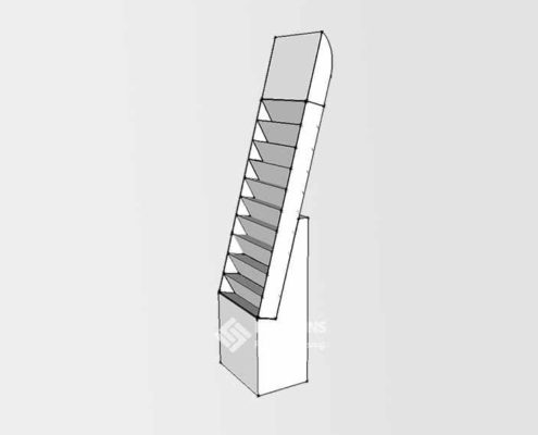 cardboard floor display stands