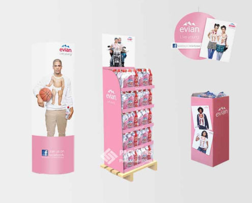cardboard floor display stands