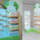 Unique Shape Designed Baby Diapers Cardboard Display Stands