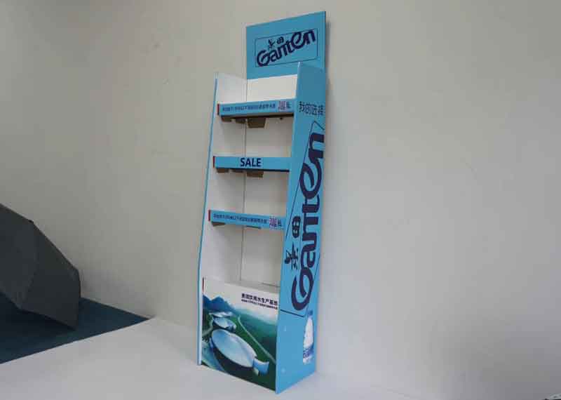 1 Second Setup Bottle POP Displays Corrugated Cardboard Display