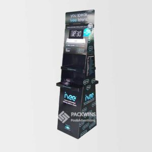 2-Faces Free Standing Display Shelves Pos Stand
