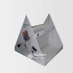 2 Sided Cosmetics Corrugated Packaging Display Boxes