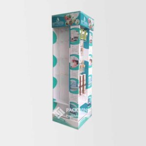 4-way Perfume Bespoke Product Display Cases With Hooks