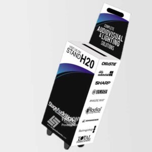 Audio and Lighting Solution Display De Carton Expo Box