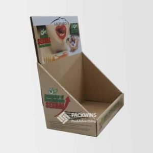B Flute Corrugated Board Cardboard Counter Display for Condom