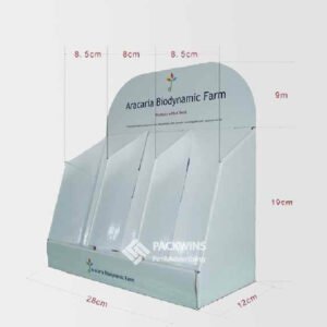 Bespoke Corrugated Countertop Display Case for Cosmetics