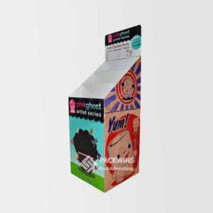 Books Cardboard Box Display Stands And Merchandising Dump Bins