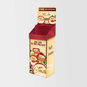Bowls Pos Advertising Materials Cardboard Pop Display Bins