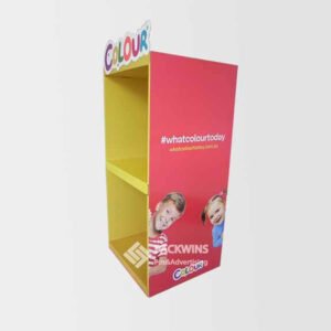 Car Covers Bespoke Cardboard Store Shelf Display Stands