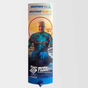 Cardboard Totem Advertising Instant Display Stand