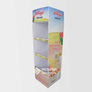 Kellogg's Snacks Carton Paper Power Wing Clips End Cap Displays