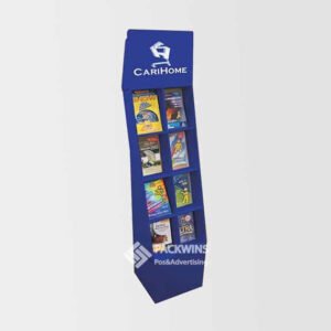Compartment Custom Cardboard Displays Shelves for Books