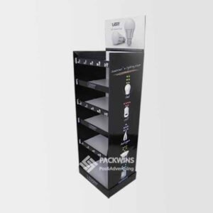LED Lamps Corrugated Paper Pop Up Pos Freestanding Displays