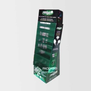 Energy Saving Lamps Custom Retail Cardboard Pop Displays Supplies