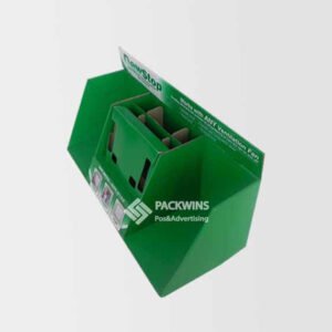 Hand Gel Cardboard Table Display Stands with LCD Video