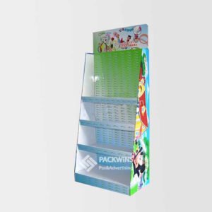Handbags Collapsible Corrugated Cardboard Hook Display Stand