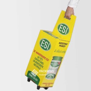 edit+xClone Element Health Care Products Cardboard Promotions Box Trolley On Wheels