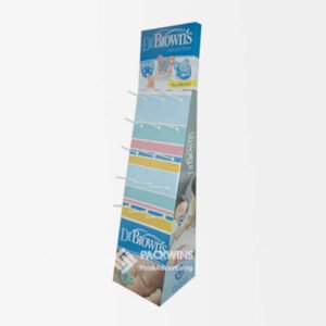 Kids Feeding Nipple Corrugated Cardboard Point Of Sale Display Materials
