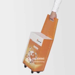 POSM Promotion Material Stand Carton Display Trolley