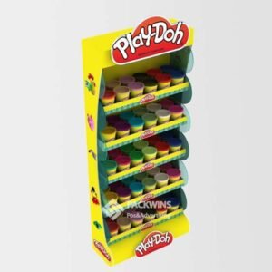 Play-Doh Kids Toy Corrugate Display Aisle End Sidekick Marketing