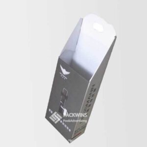 edit+xClone Element Refrigerator Advertisement Retail Display Cardboard Box With Wheels