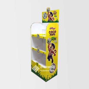 Kellogg's Snack Foods Corrugated Point Of Sale Display Boxes Design