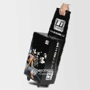 edit+xClone Element Audio Display Rack Paper Packaging Eco Trolley Box With Wheels