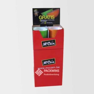 Stackable Pop Promotions Flooring Display Racks for Tableware