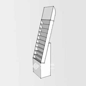Temporary Gift Cards Cardboard Retail Shelving Product Pop Displays
