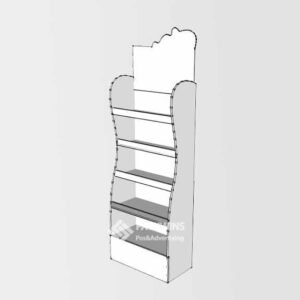 Walmart White Custom Pos Display Holders Solutions