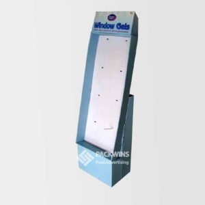 Window Gel Recycle POSM Marketing Cardboard Stands Hook Display